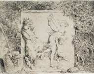 Fragonard Jean-Honore The Dance of Satyrs  - Hermitage